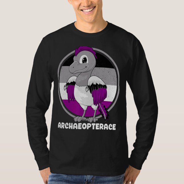 T-shirt Archaeopterace Asexué Archaeopteryx Lgbtq (Devant)