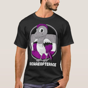 T-shirt Archaeopterace Asexué Archaeopteryx Lgbtq