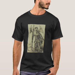 T-shirt Archange Michel perçant le dragon Satan Martin Sch