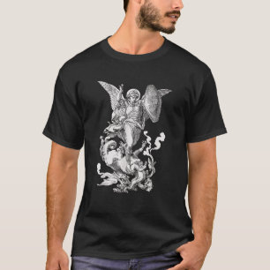 T-shirt Archange Saint Michael Lutter contre le temple du