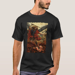 T-shirt Archangel Michael avec le diable