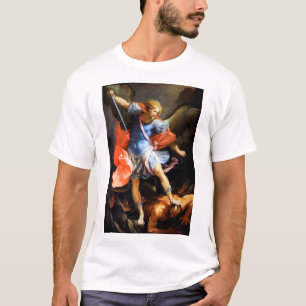 T-shirt Archangel Michael piétine Satan, Guido Reni