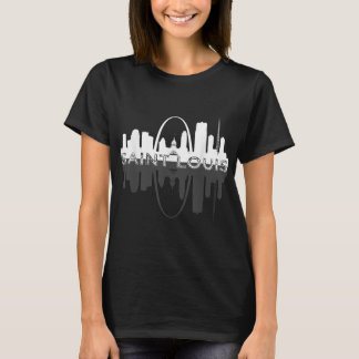 T-shirt Arche de la passerelle d'art Skyline de St Louis M