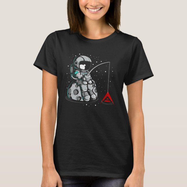 T-shirt Arche de pêche Krypto Bullrun Token Reicher Millio (Devant)