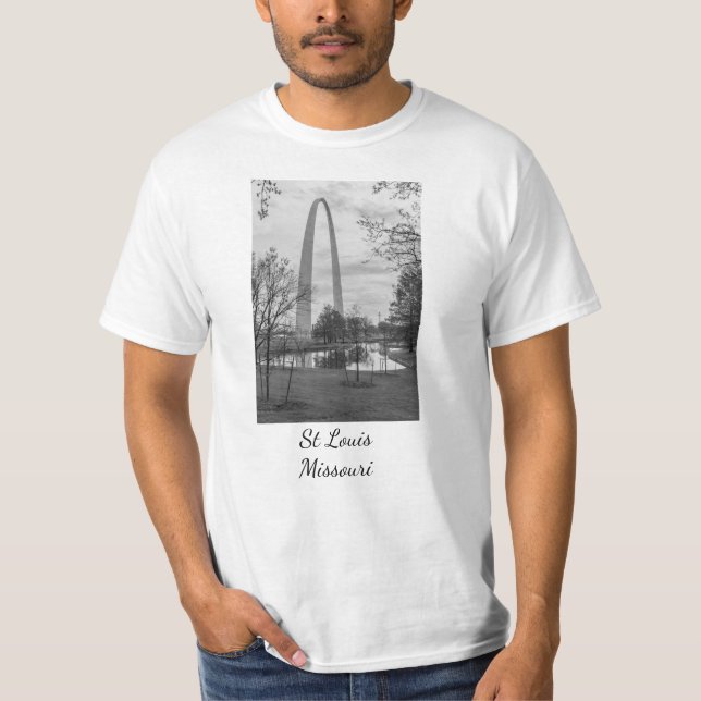 T-shirt Arche Du Parc Niveaux De Gris (Devant)