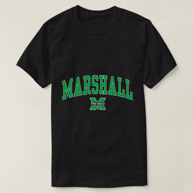 T-shirt Arche du troupeau de Marshall au-dessus de Heather (Design devant)