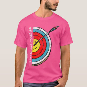 T-shirt Arche Sport Archer Archer Arrow Et Bow