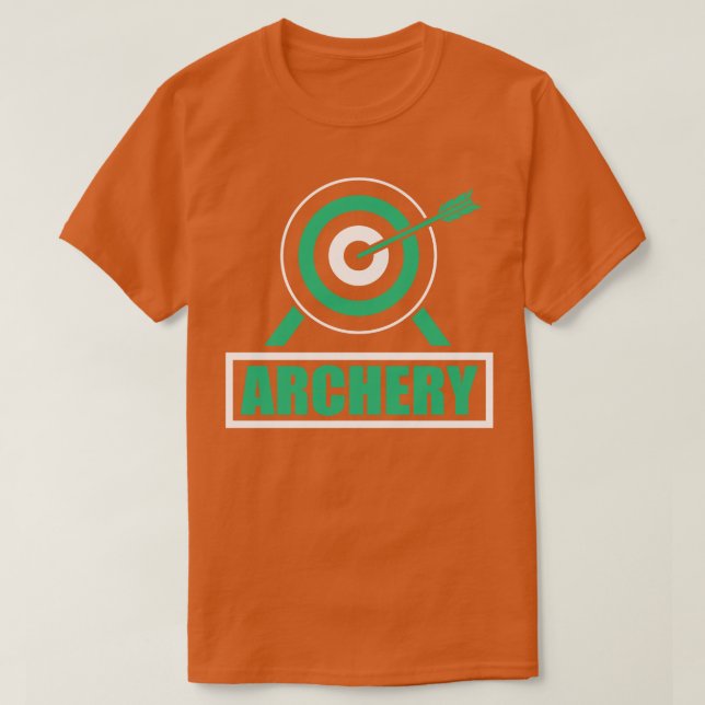 T-shirt Arche Sport Archer Archer Arrow Et Bow (14) (Design devant)