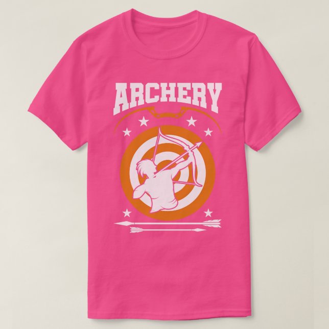 T-shirt Arche Sport Archer Archer Arrow Et Bow (18) (Design devant)