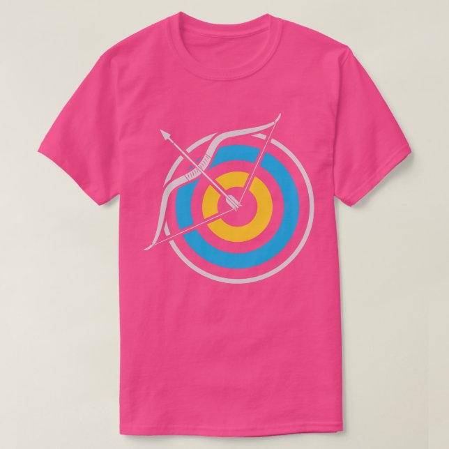 T-shirt Arche Sport Archer Archer Arrow Et Bow (23) (Design devant)