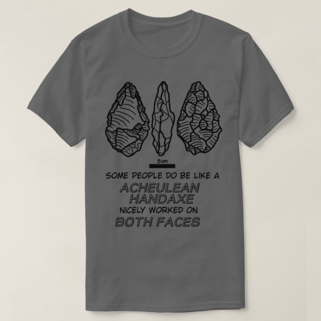 T-shirt Archéologie Acheulean Handaxe (Design devant)