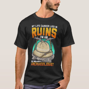 T-shirt Archéologie Inspiré Archéologue Fossil Connexe