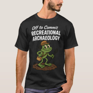 T-shirt Archéologie Récréative Aventure de Détection de Mé
