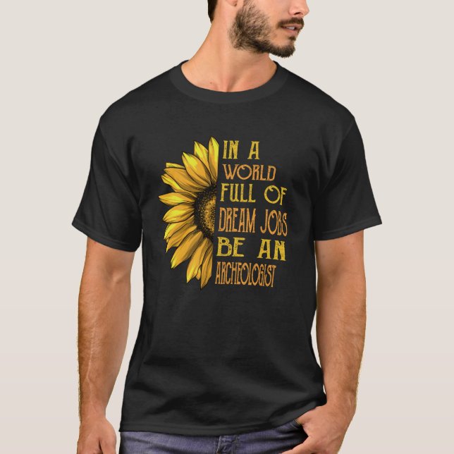 T-shirt Archeologis de tournesol (Devant)