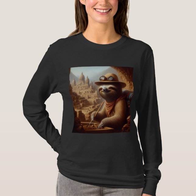 T-shirt Archéologue Sloth (Devant)