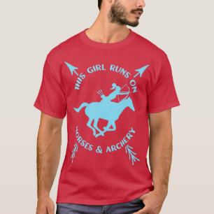 T-shirt Archer à cheval au tir à l'arc (2)