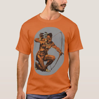 T-shirt Archer amérindien Croussailler Bow et Flèche