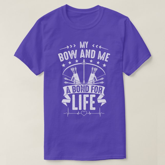 T-shirt Archer Archer Archer Archer Archer Bow Bond For Li (Design devant)