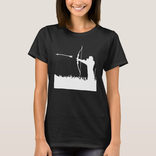 T-shirt Archer Archer Archer Flèche Noir (Devant)