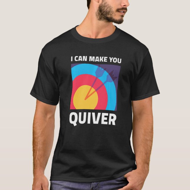 T-shirt Archer Archer Retro Crossbow Arrow Présente 1 (Devant)