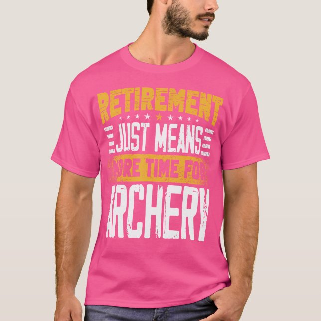 T-shirt Archer Bowman Chasseur d'argile de fond Retraité R (Devant)