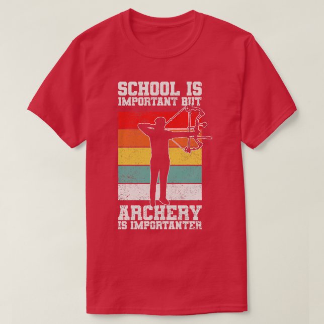 T-shirt Archer de tir à l'arc (6) (Design devant)