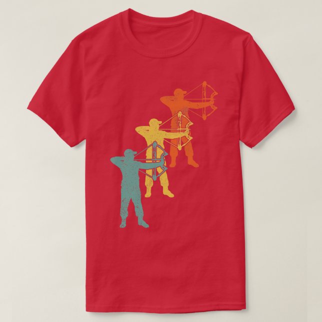 T-shirt Archer de tir à l'arc (7) (Design devant)