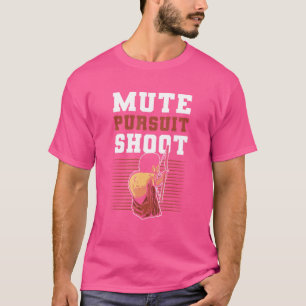 T-shirt Archer de tir de tir de poursuite muet