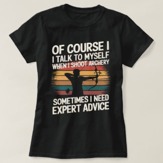 T-shirt Archer Drôle Parfois Besoin De Conseils D'Experts