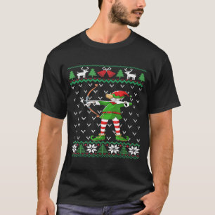 T-shirt Archer en arc Elf Bow et Flèche Noël laid