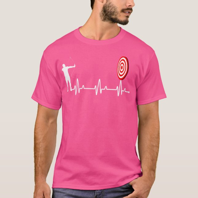 T-shirt Archer Heartbeat Archery Pulse Archery (Devant)