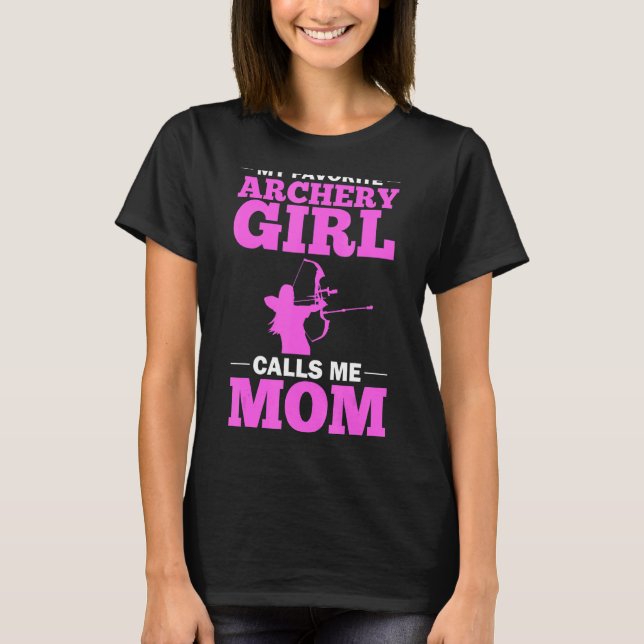 T-shirt Archer Outfit Mère Citer Bow Flèche Jeu Arrow (Devant)
