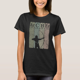 T-shirt Archer Periodic Table Elements Bow Hunting Archery
