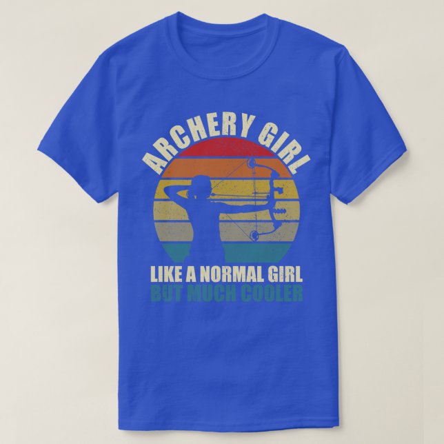 T-shirt Archer Retro Girl Archer (Design devant)