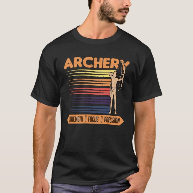 T-shirt Archer strenght focus precision (Devant)