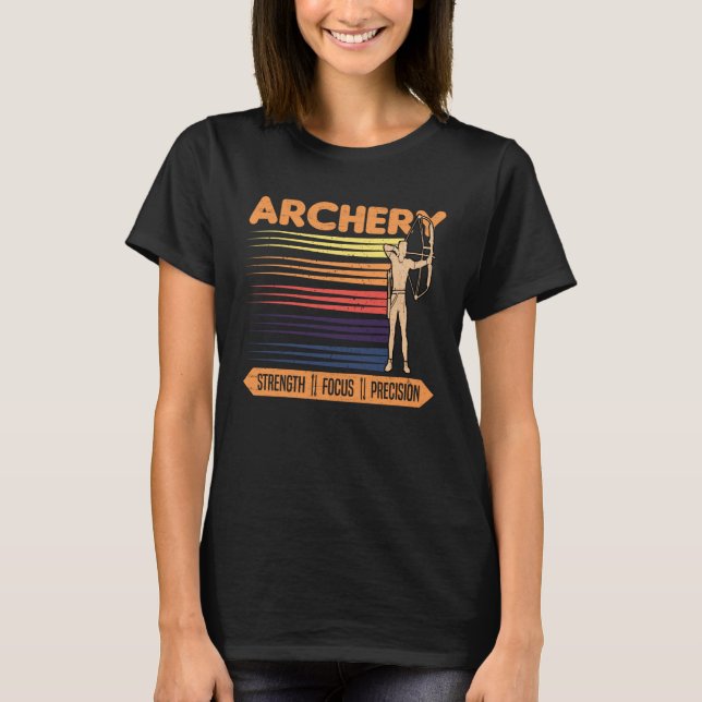 T-shirt Archer strenght focus precision (Devant)