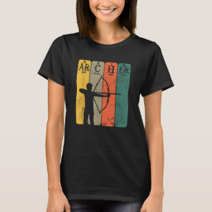 T-shirt Archer Tableau Périodique Eléments Chasse De Bow T