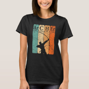 T-shirt Archer Tableau Périodique Eléments Chasse De Bow T