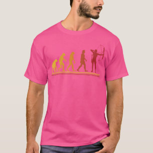 T-shirt Archer Tir à l'arc drôle Évolution de l'archerie