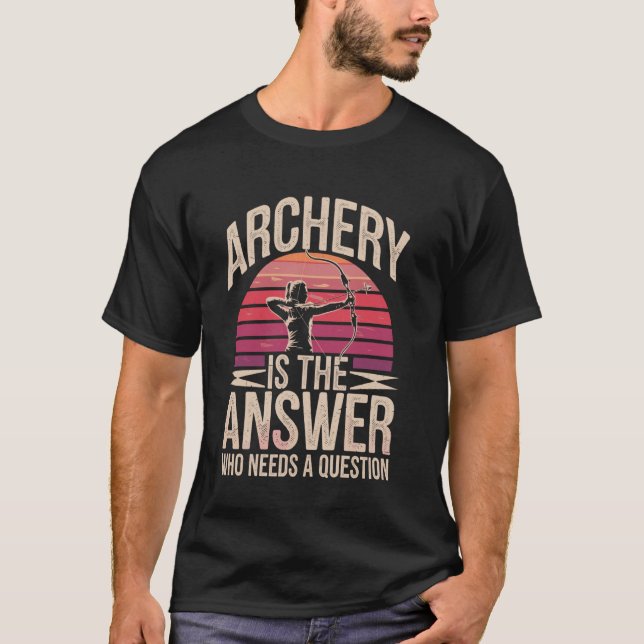 T-shirt Archerie Drôle Arbalétrier (Devant)