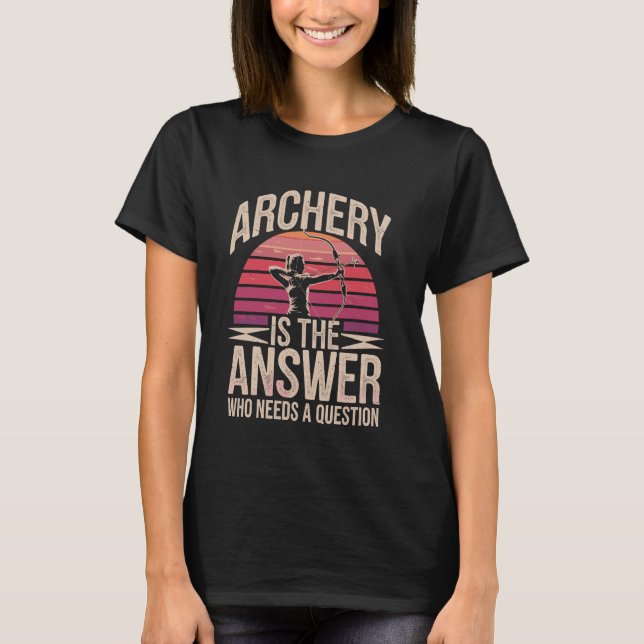 T-shirt Archerie Drôle Archer (Devant)