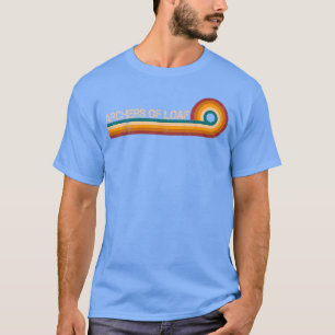 T-shirt Archers of Loaf Rayures Rétro Musicien Vintage vin