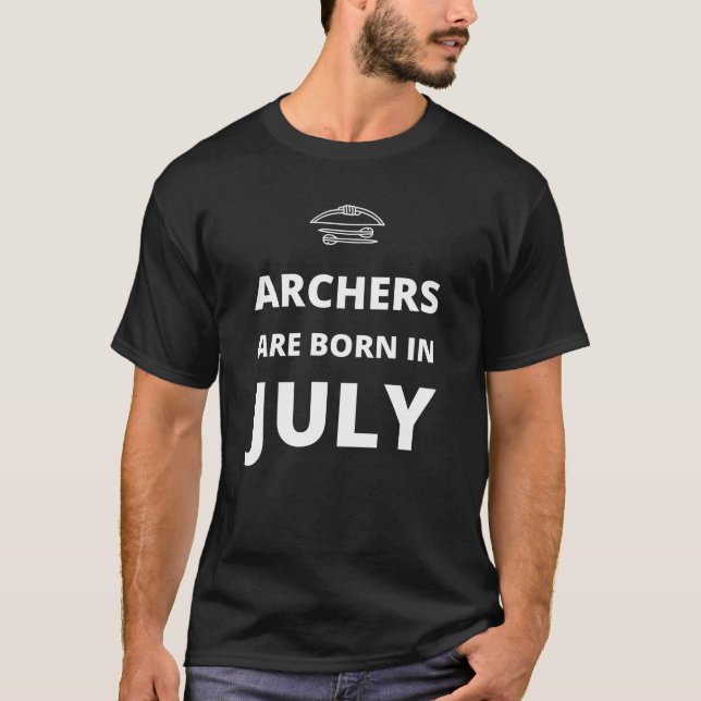 T-shirt Archers sont nés en juillet (Devant)