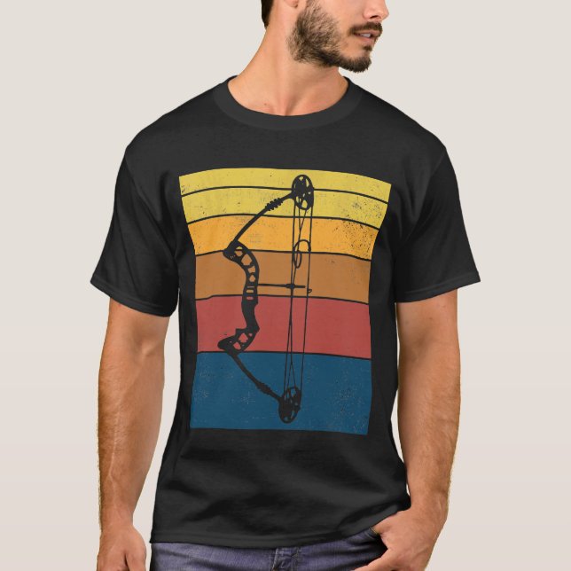 T-shirt Archery Bow Retro Vintage (Devant)