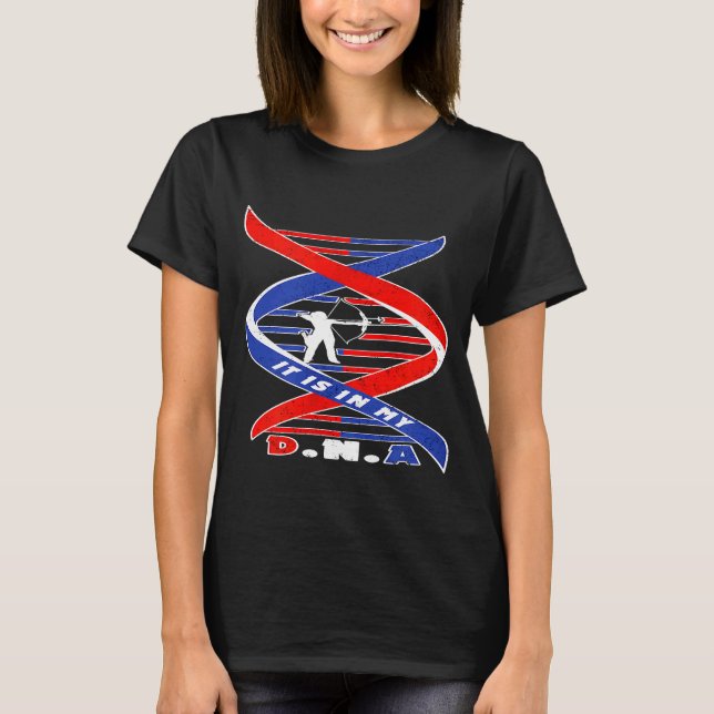 T-shirt Archery Girl Funny Archery (Devant)
