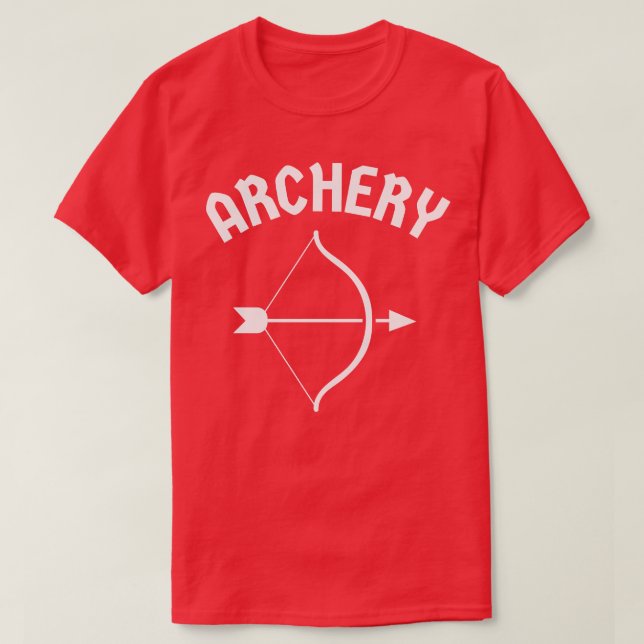 T-shirt Archery Simpler Bow And Arrow Archer  (Design devant)