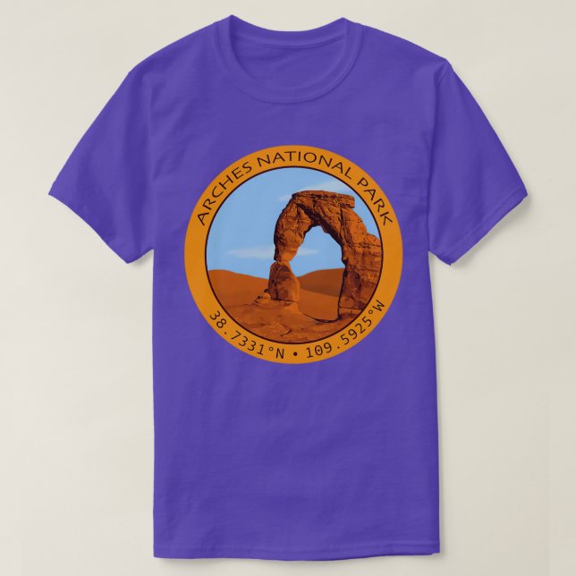 T-shirt Arches National Park Premium 1 (Design devant)