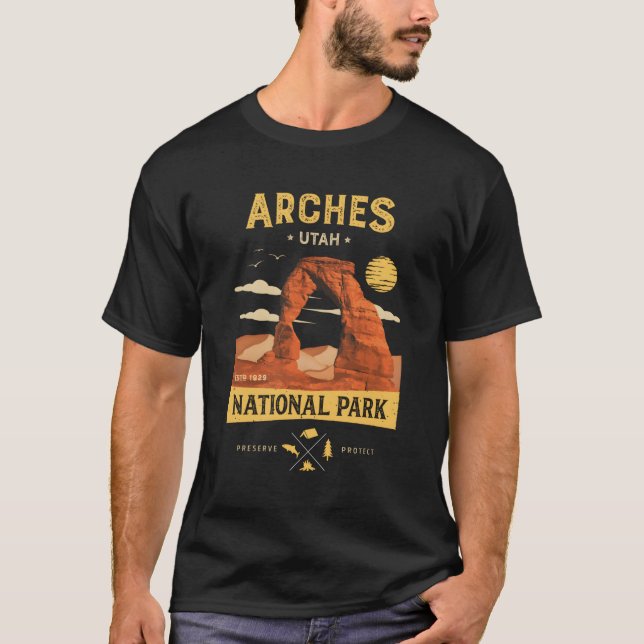 T-shirt Arches Parc National Delicate Arch (Devant)