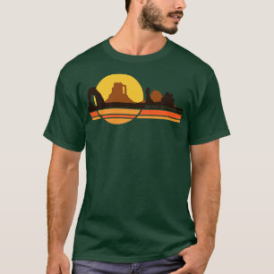 T-shirt Arches Parc National Rétro les années 70 Souvenir