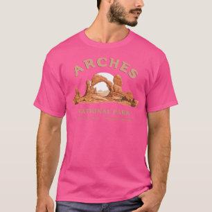 T-shirt Arches Parc National Style Vintage